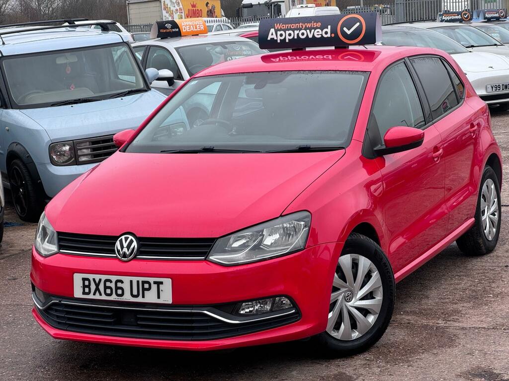 Volkswagen Polo 1.2 Tsi Bluemotion Tech Match Edition Dsg Euro 6 BX66UPT Red #2