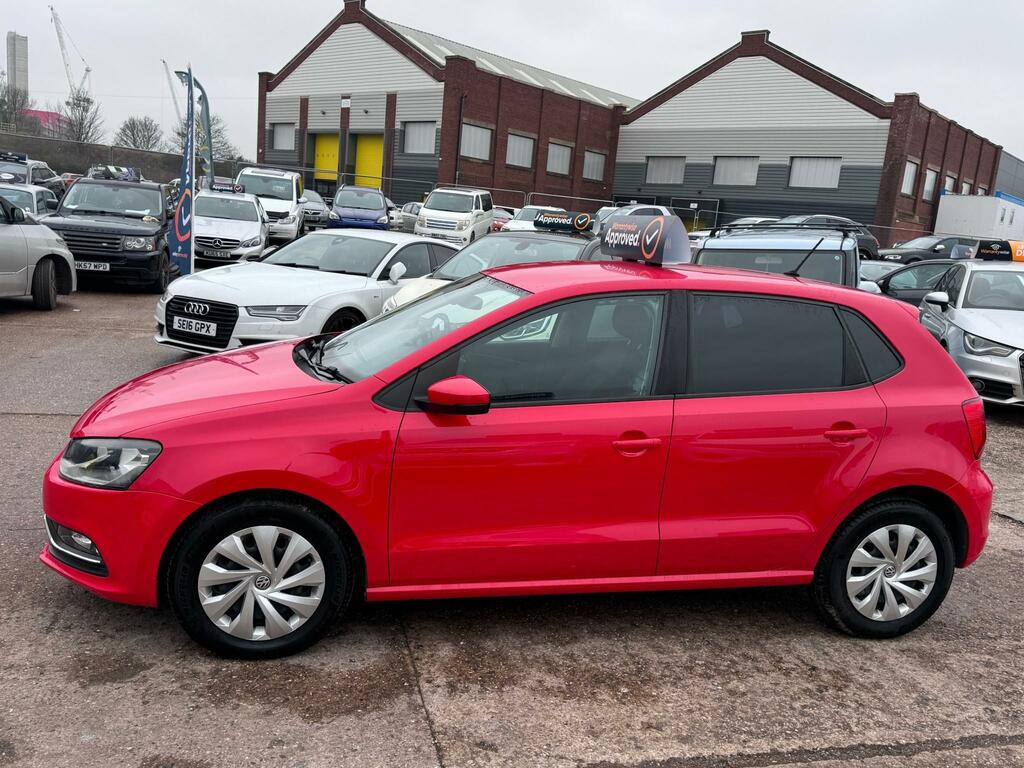 Volkswagen Polo 1.2 Tsi Bluemotion Tech Match Edition Dsg Euro 6 BX66UPT Red #5