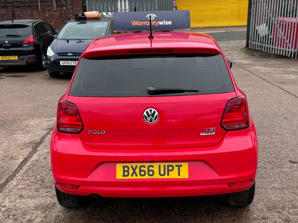 Volkswagen Polo 1.2 Tsi Bluemotion Tech Match Edition Dsg Euro 6 BX66UPT Red #6