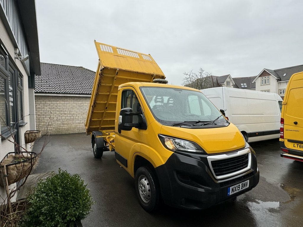 Peugeot Boxer 2.0 Blue Hdi 335 L2 Cc 130 Bhp Tipper Euro 6 Clea NX19BNV Yellow #5