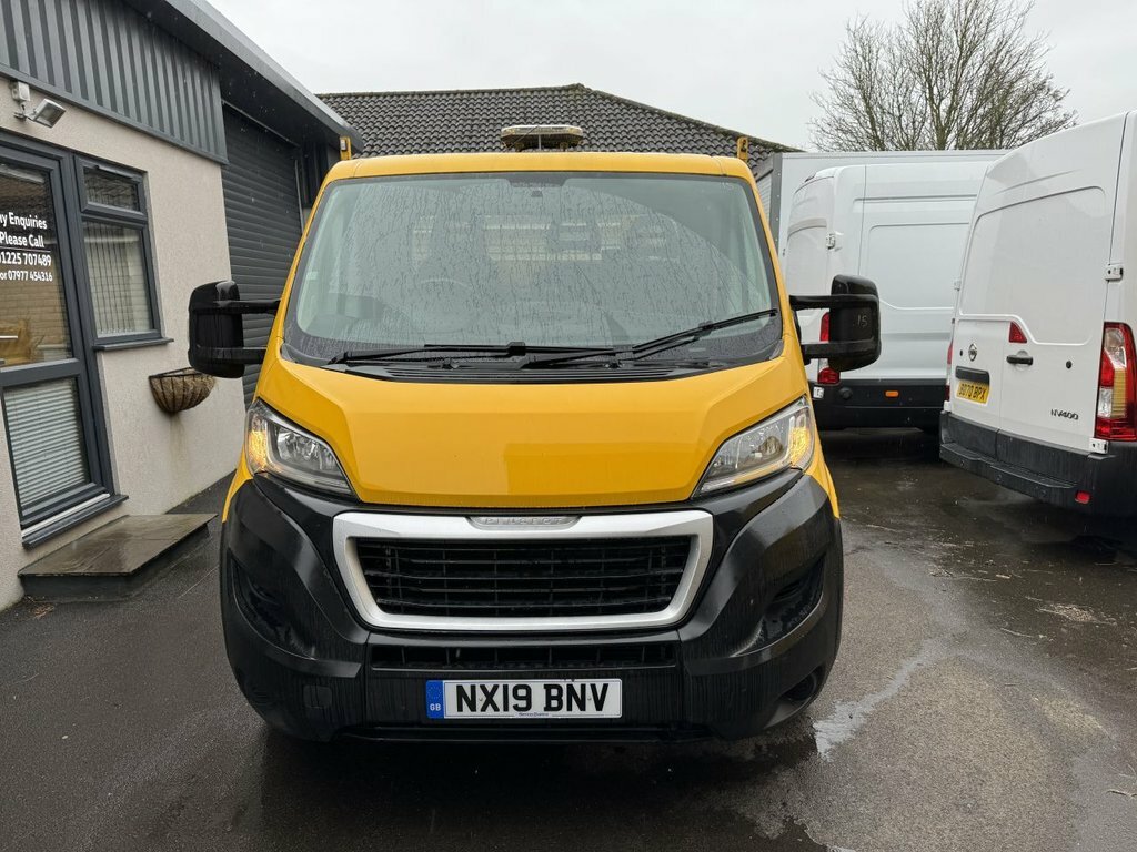 Peugeot Boxer 2.0 Blue Hdi 335 L2 Cc 130 Bhp Tipper Euro 6 Clea NX19BNV Yellow #2