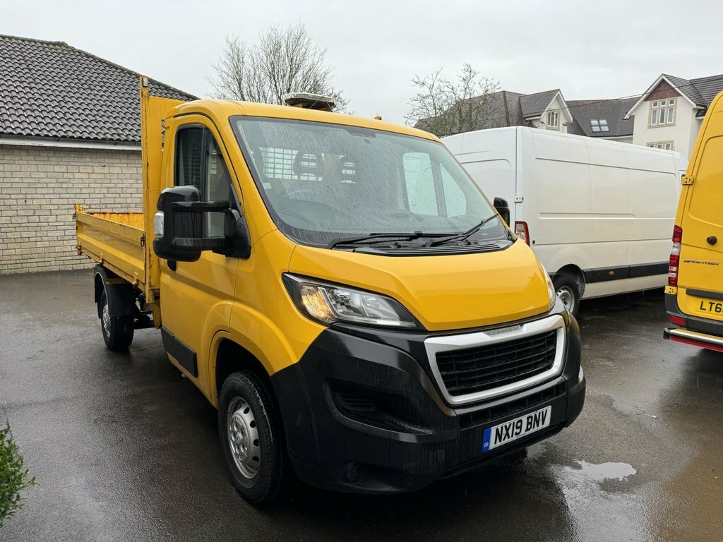 Peugeot Boxer 2.0 Blue Hdi 335 L2 Cc 130 Bhp Tipper Euro 6 Clea Yellow