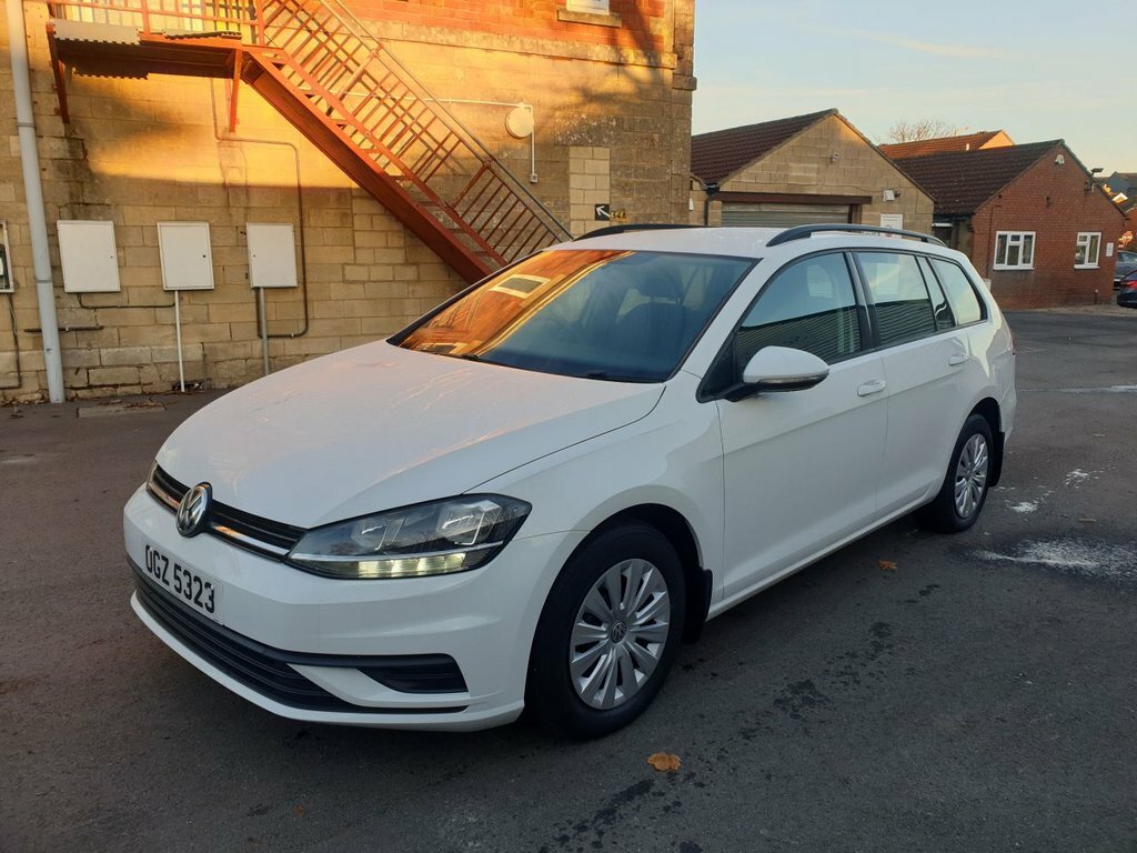 Volkswagen Golf Estate OGZ5323 White #3