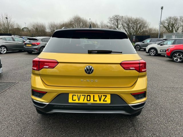 Volkswagen T-Roc Tsi Design Suv CV70LVZ Yellow #6