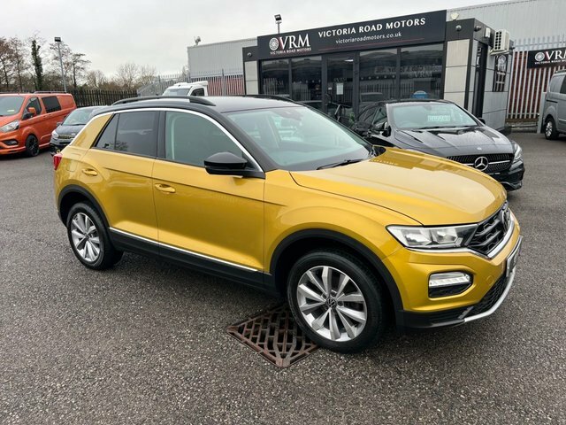 Volkswagen T-Roc Tsi Design Suv CV70LVZ Yellow #2