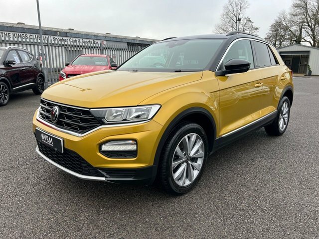 Volkswagen T-Roc Tsi Design Suv CV70LVZ Yellow #4
