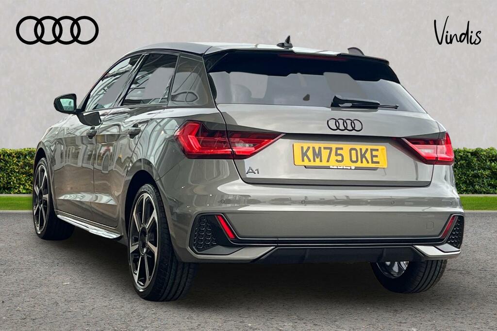 Audi A1 Audi A1 Sportback 35 Tfsi Black Edition S Tron KM75OKE Grey #3