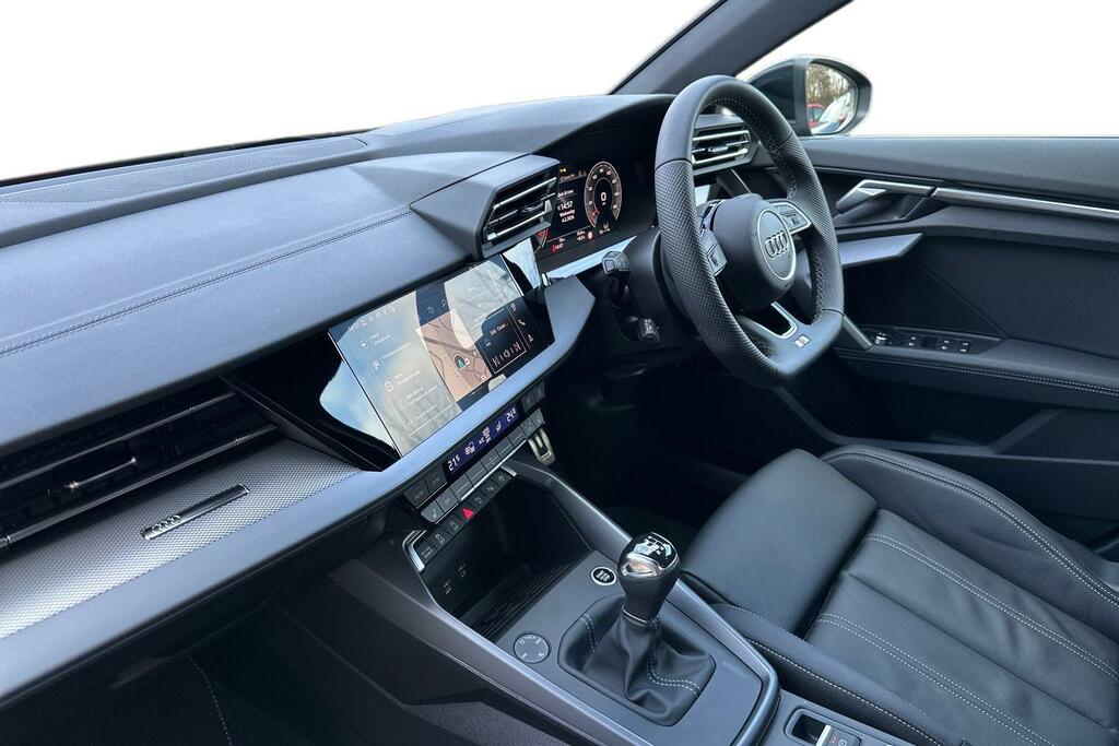 Audi A3 Audi A3 Sportback 1.5 Tfsi 116 S Line AJ75DXM Black #2
