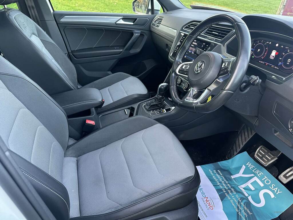 Volkswagen Tiguan 1.5 Tsi Evo 150 R-line Dsg White #4