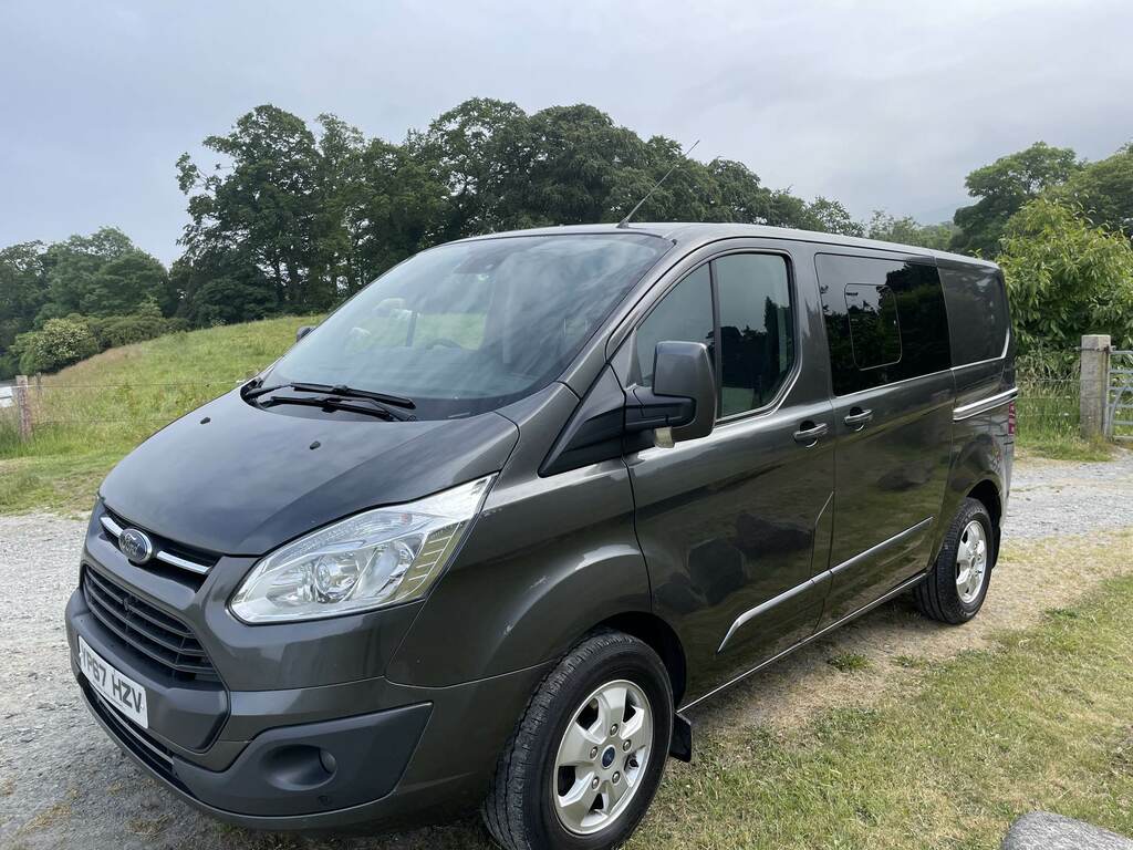 Ford Transit Custom 2.0 Tdci 130Ps Low Roof D Cab Limited Van YP67HZV Grey #3