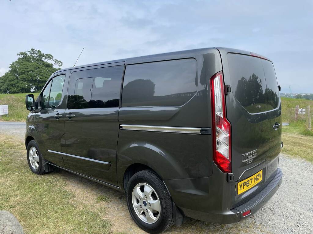 Ford Transit Custom 2.0 Tdci 130Ps Low Roof D Cab Limited Van YP67HZV Grey #5