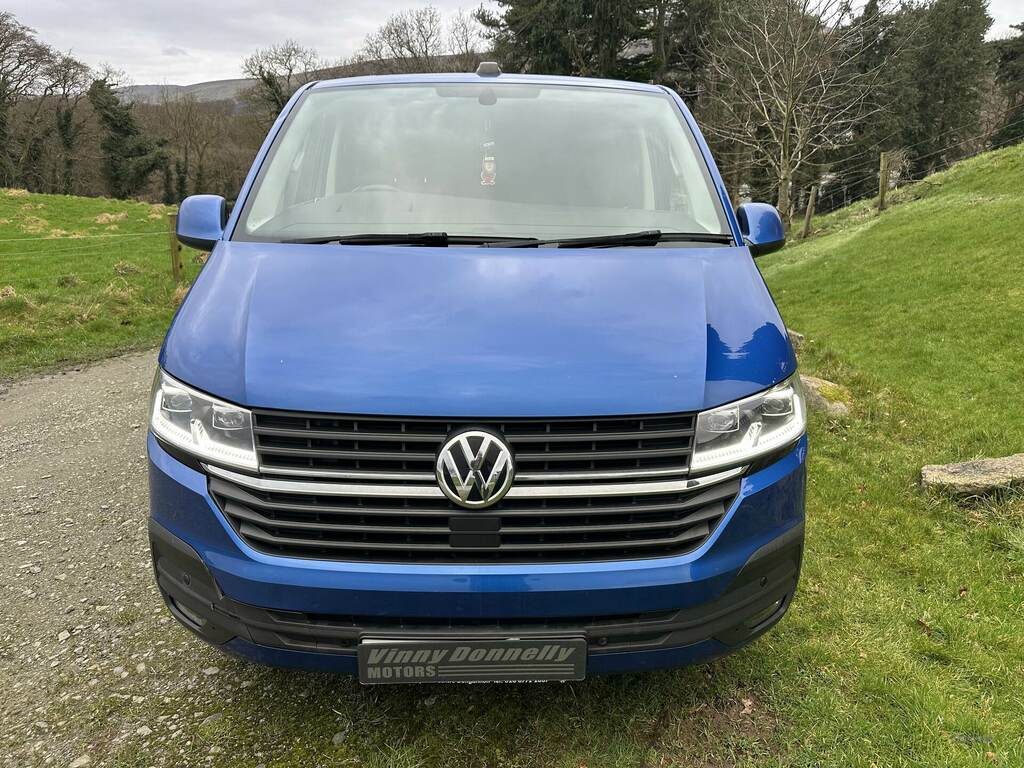 Volkswagen Transporter 2.0 Tdi 150 Highline Kombi Van Dsg ESZ2764 Blue #3
