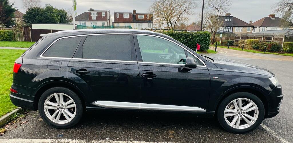Audi Q7 3.0 Tdi V6 50 S Line Tiptronic Quattro Euro 6 Ss LM68MWL Black #4