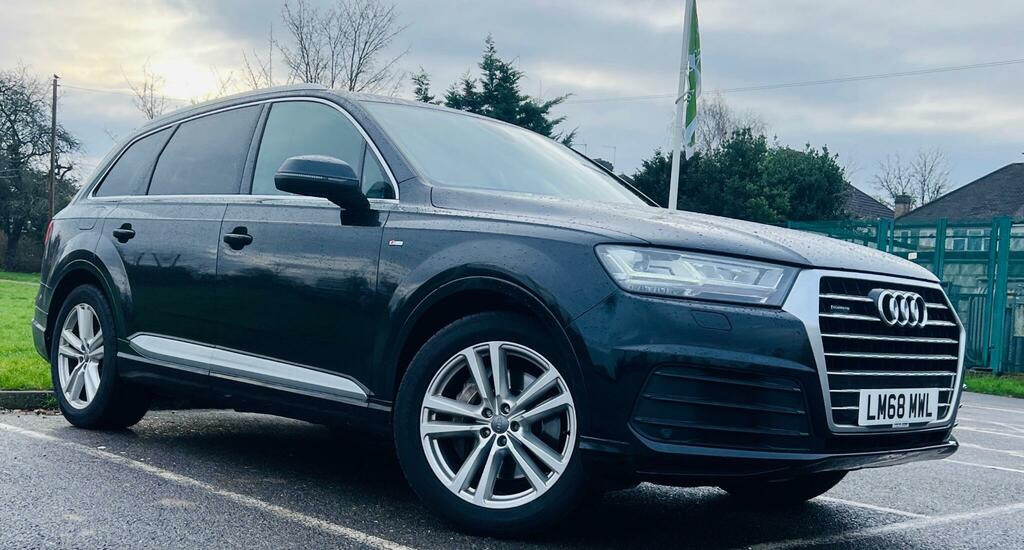 Audi Q7 3.0 Tdi V6 50 S Line Tiptronic Quattro Euro 6 Ss LM68MWL Black #3