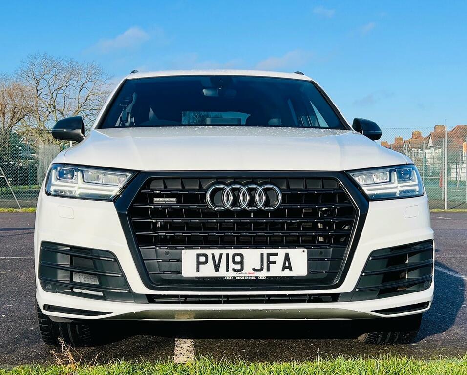 Audi Q7 3.0 Tdi V6 45 S Line Tiptronic Quattro Euro 6 Ss PV19JFA White #6
