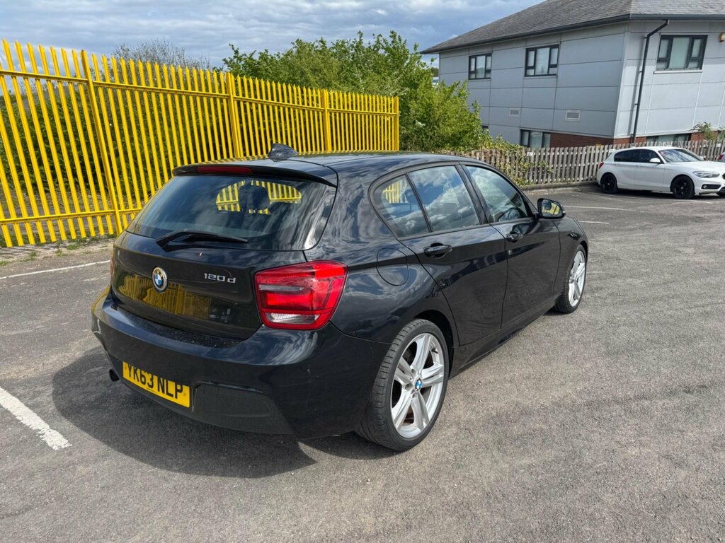 BMW 1 Series 2.0 120D M Sport Euro 5 Ss YK63NLP Black #6