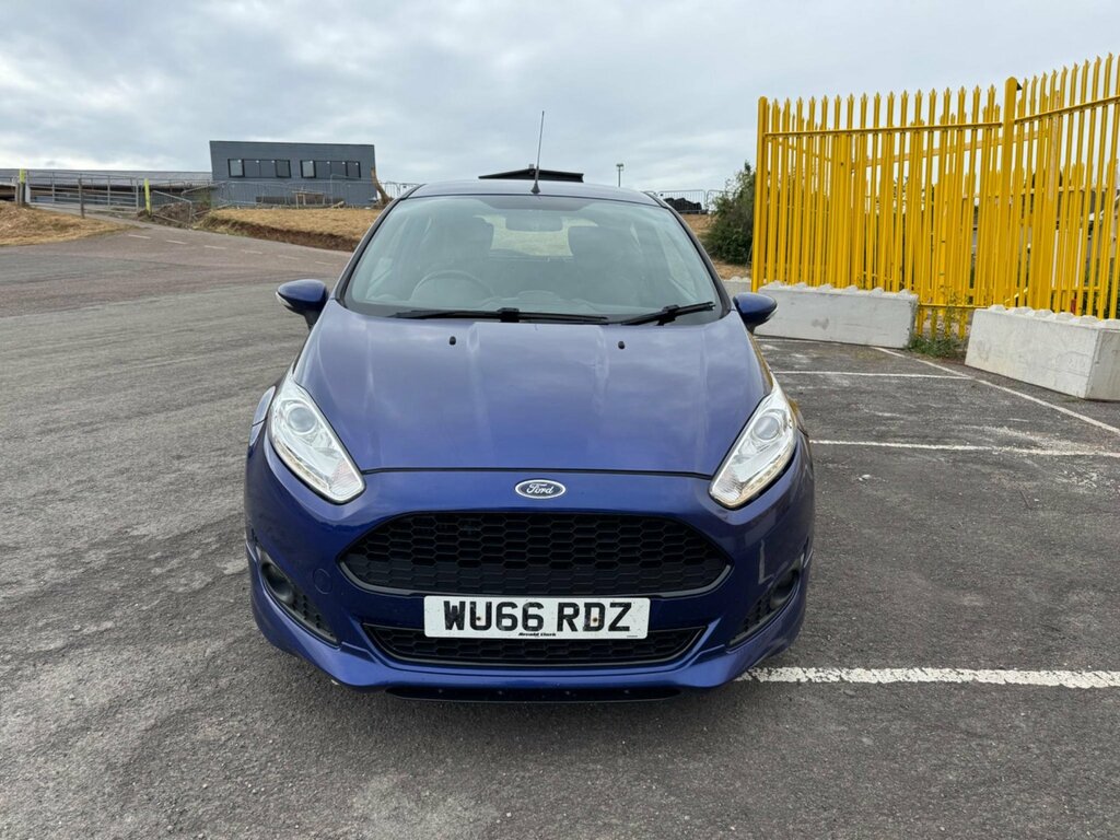 Ford Fiesta 1.0T Ecoboost St-line Euro 6 Ss WU66RDZ Blue #3