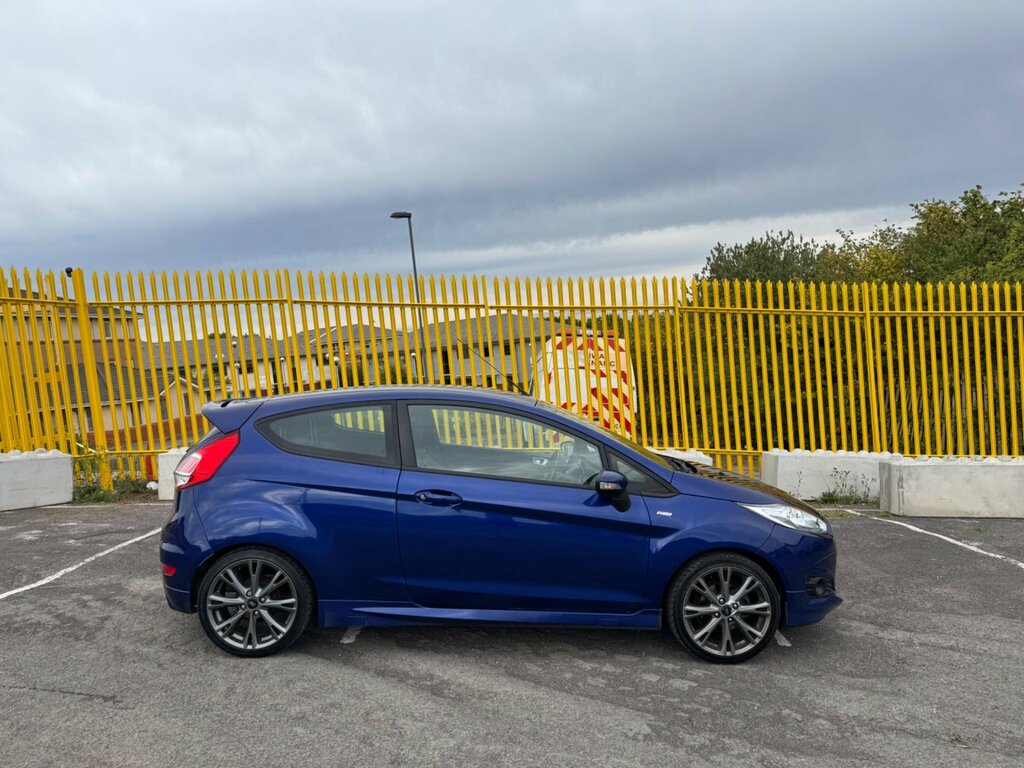Ford Fiesta 1.0T Ecoboost St-line Euro 6 Ss WU66RDZ Blue #5