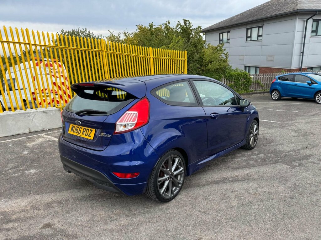 Ford Fiesta 1.0T Ecoboost St-line Euro 6 Ss WU66RDZ Blue #6