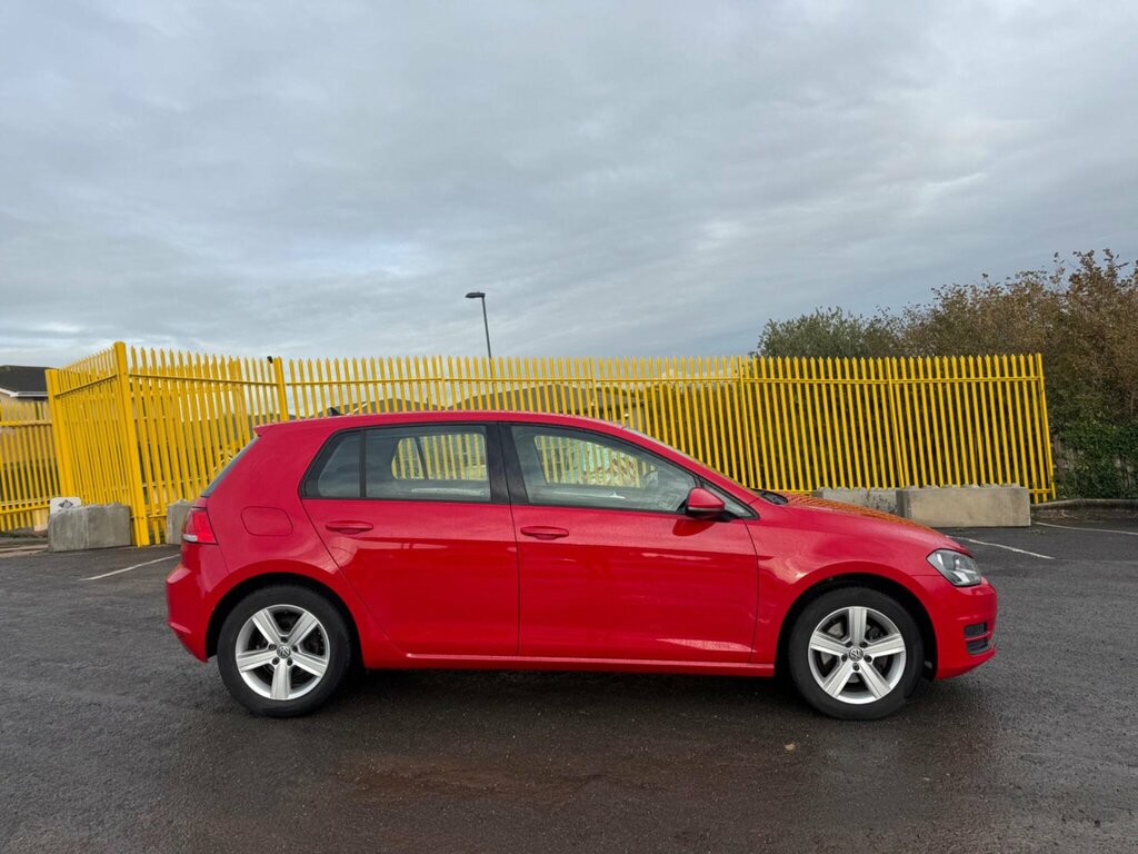 Volkswagen Golf 1.6 Tdi Bluemotion Tech Match Edition Euro 6 Ss GK17LXG Red #5