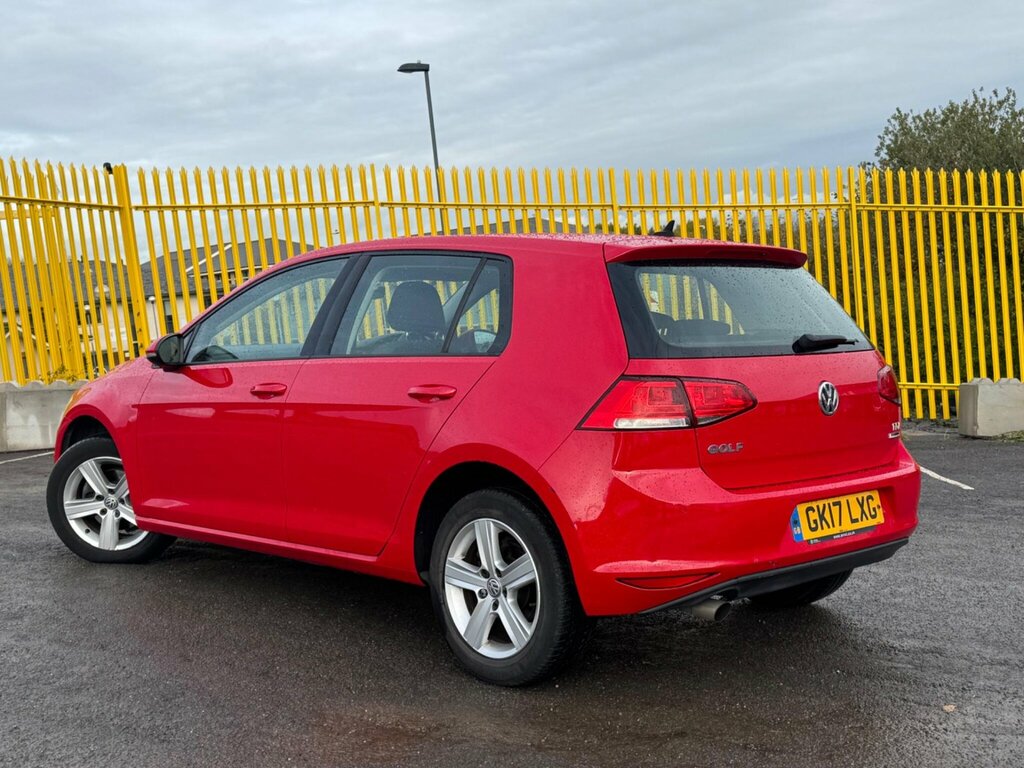 Volkswagen Golf 1.6 Tdi Bluemotion Tech Match Edition Euro 6 Ss GK17LXG Red #2