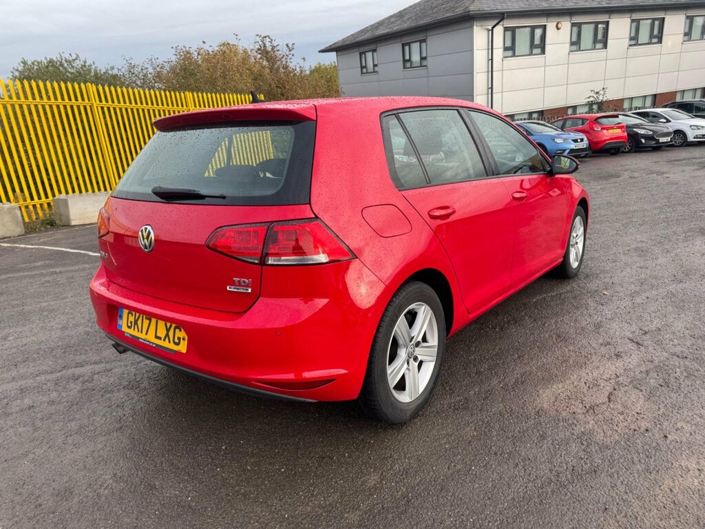 Volkswagen Golf 1.6 Tdi Bluemotion Tech Match Edition Euro 6 Ss GK17LXG Red #6
