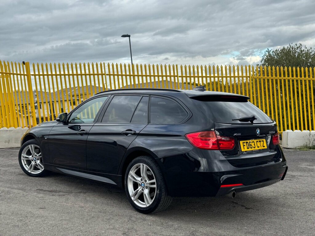 BMW 3 Series 2.0 320D M Sport Touring Xdrive Euro 5 Ss FD63CTZ Black #2