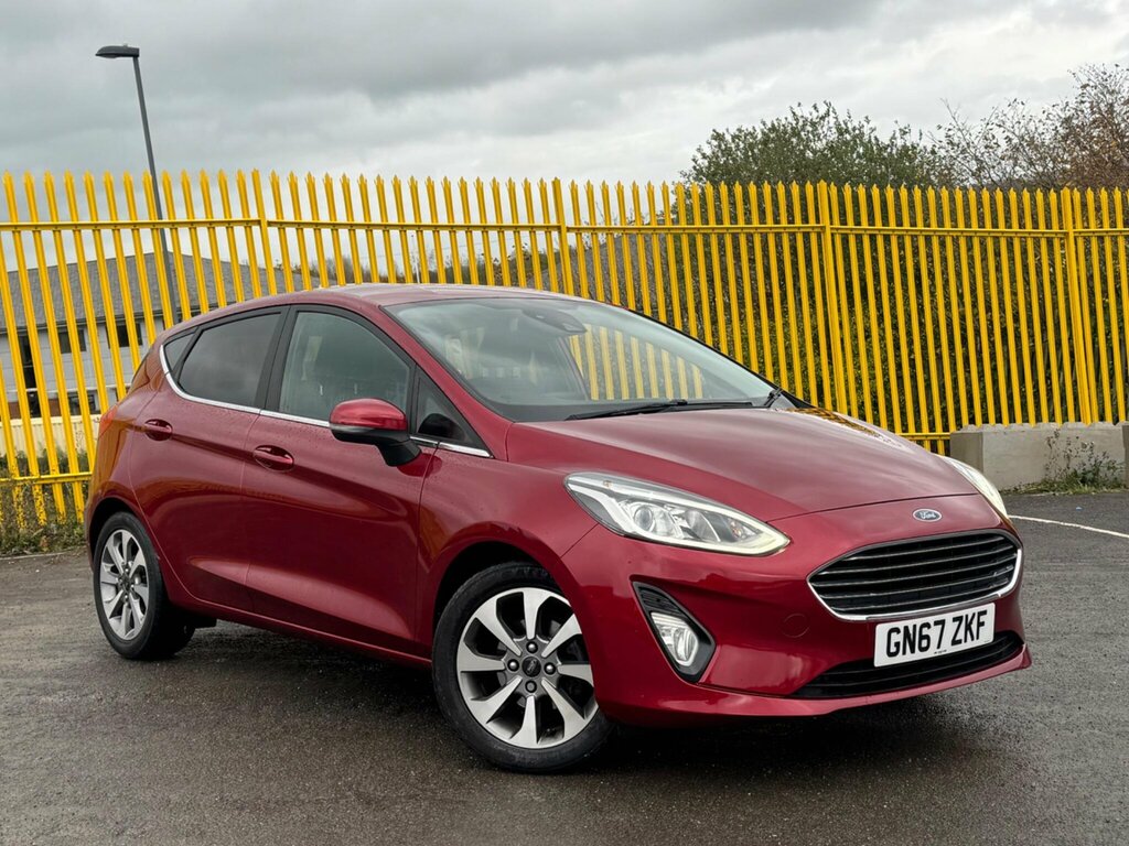 Ford Fiesta 1.0T Ecoboost Titanium Euro 6 Ss Red