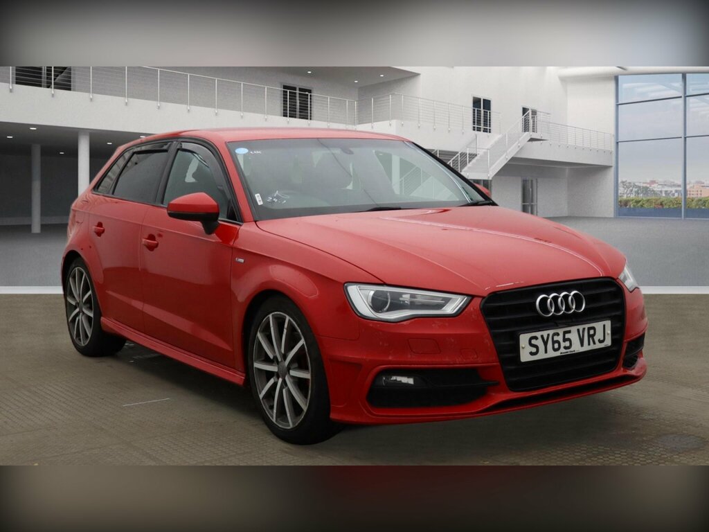 Audi A3 2.0 Tdi S Line Sportback Euro 6 Ss Red