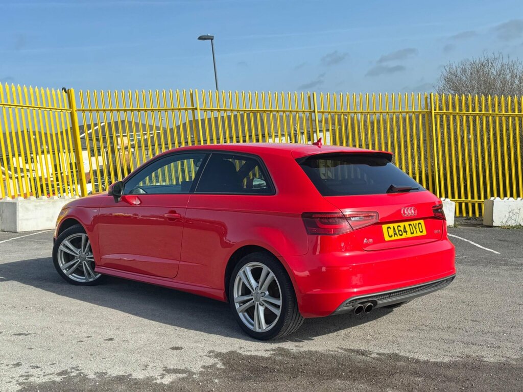 Audi A3 1.4 Tfsi S Line Euro 6 Ss CA64DYO Red #2