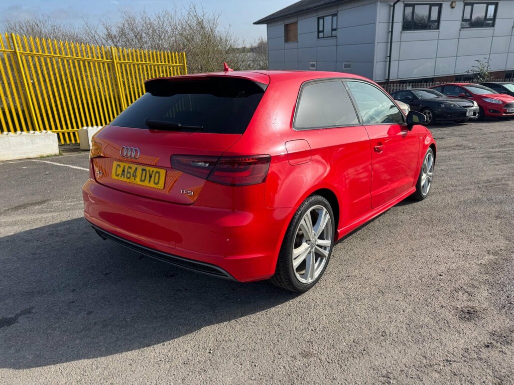 Audi A3 1.4 Tfsi S Line Euro 6 Ss CA64DYO Red #6