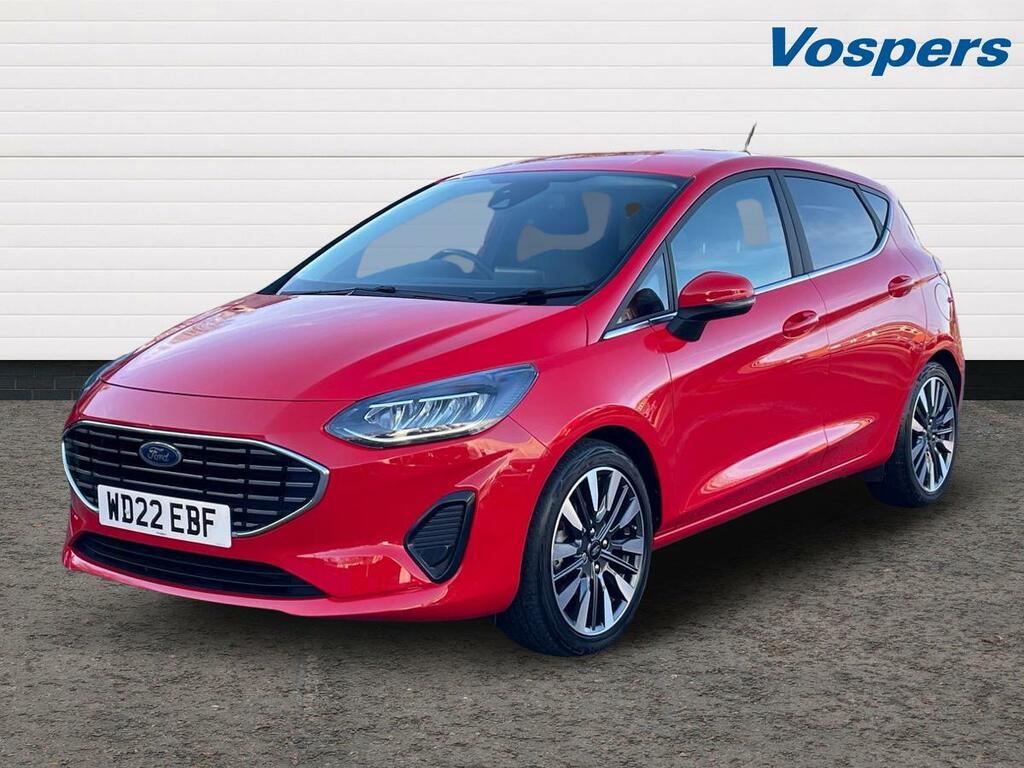 Ford Fiesta 1.0 Ecoboost Hbd Mhev 155 Titanium Vignale WD22EBF Red #3