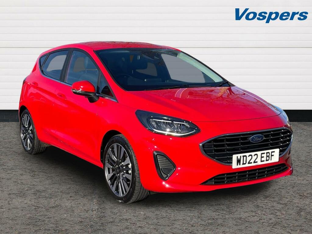 Ford Fiesta 1.0 Ecoboost Hbd Mhev 155 Titanium Vignale Red