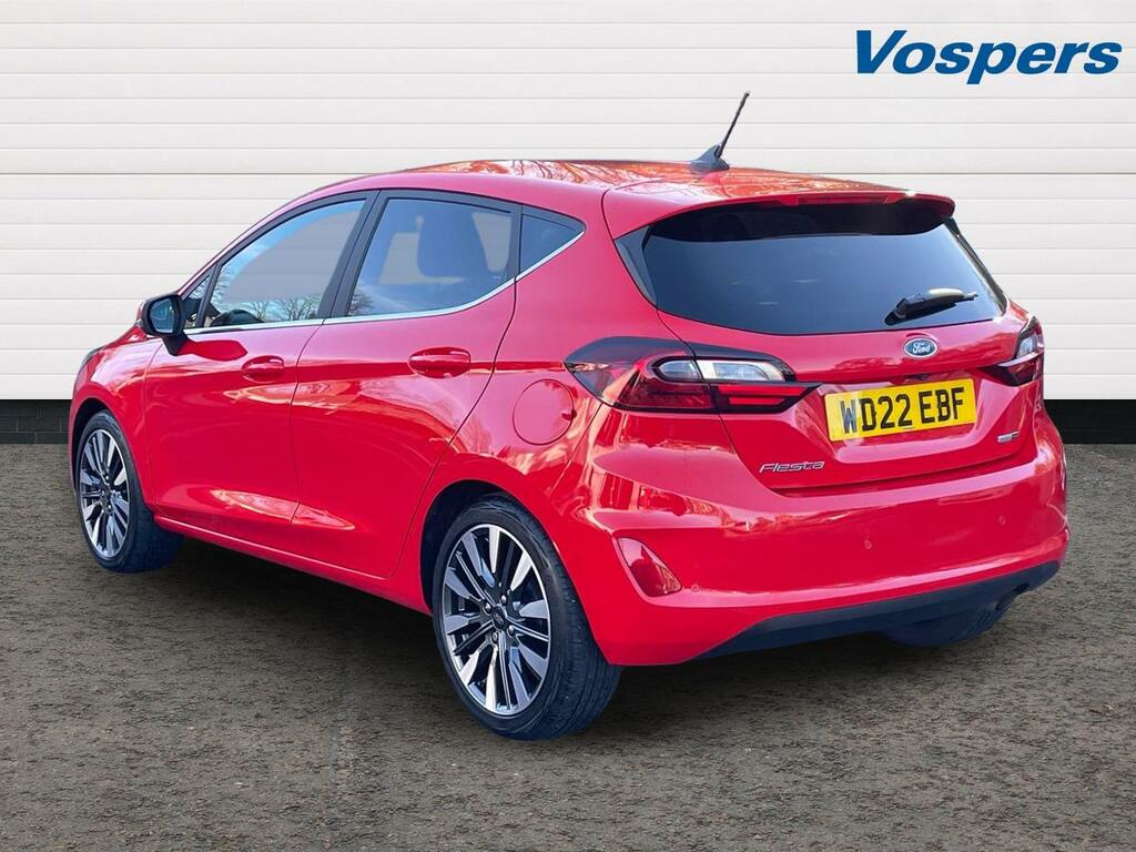 Ford Fiesta 1.0 Ecoboost Hbd Mhev 155 Titanium Vignale WD22EBF Red #5
