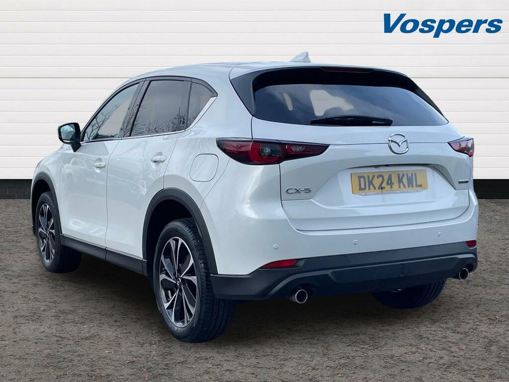 Mazda CX-5 2.0 E-skyactiv G Mhev Exclusive-line DK24KWL White #5