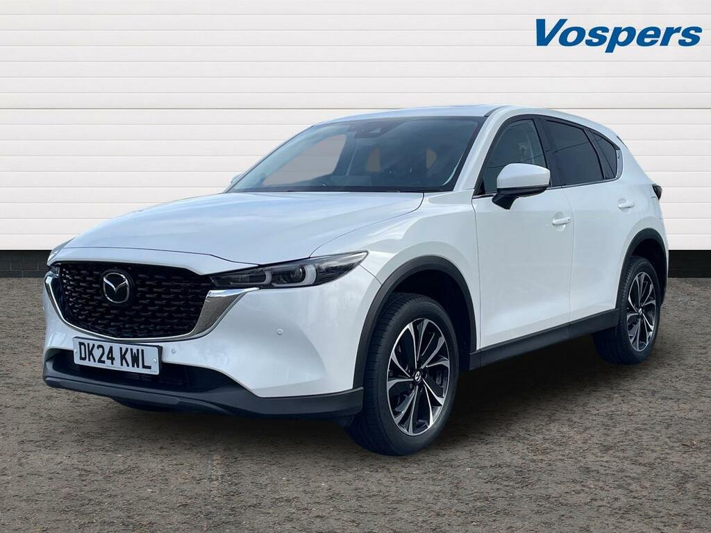 Mazda CX-5 2.0 E-skyactiv G Mhev Exclusive-line DK24KWL White #3
