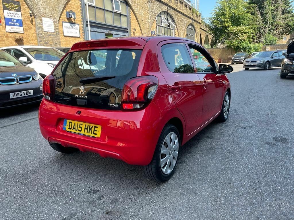 Peugeot 108 1.0 Vti Active 2 Tronic Euro 5 Red #5