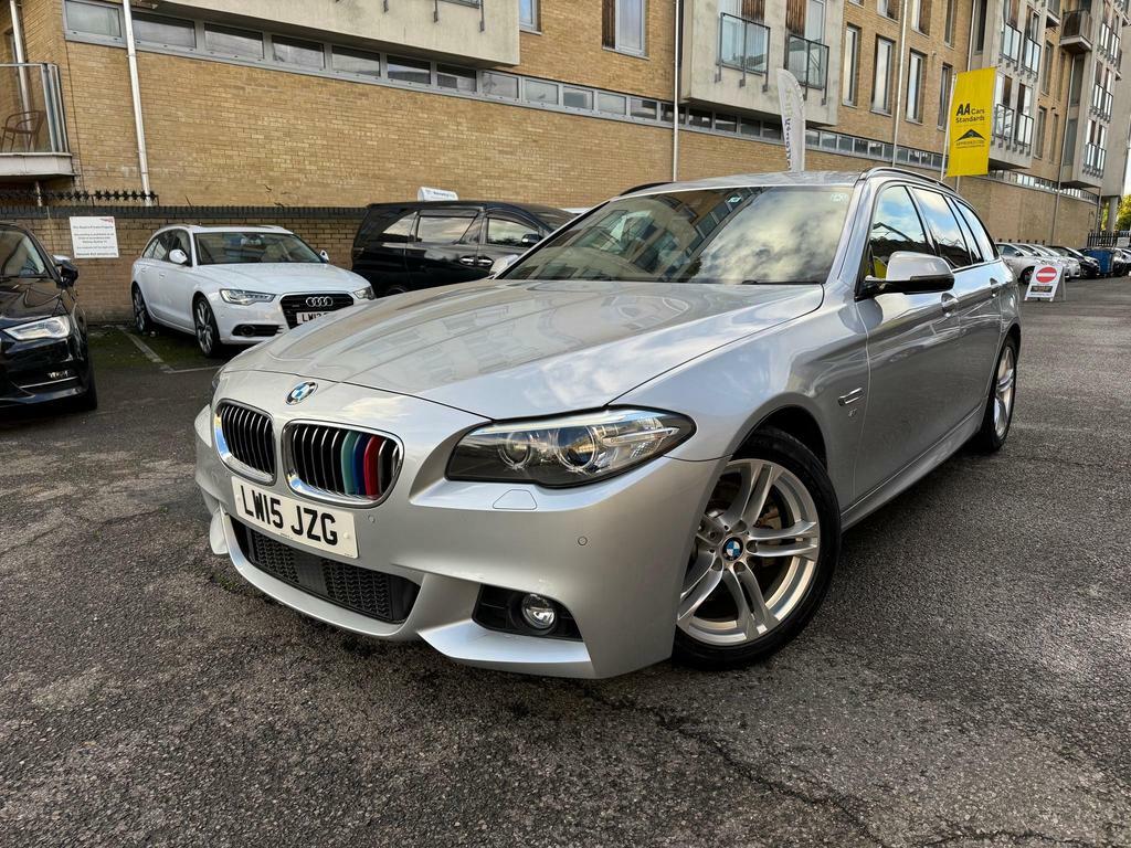 BMW 5 Series 2.0 520I M Sport Touring Euro 6 S S Silver