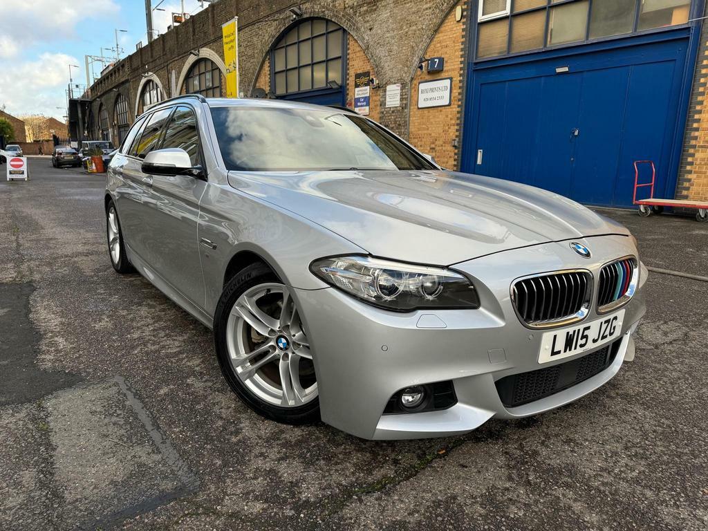 BMW 5 Series 2.0 520I M Sport Touring Euro 6 S S Silver #2