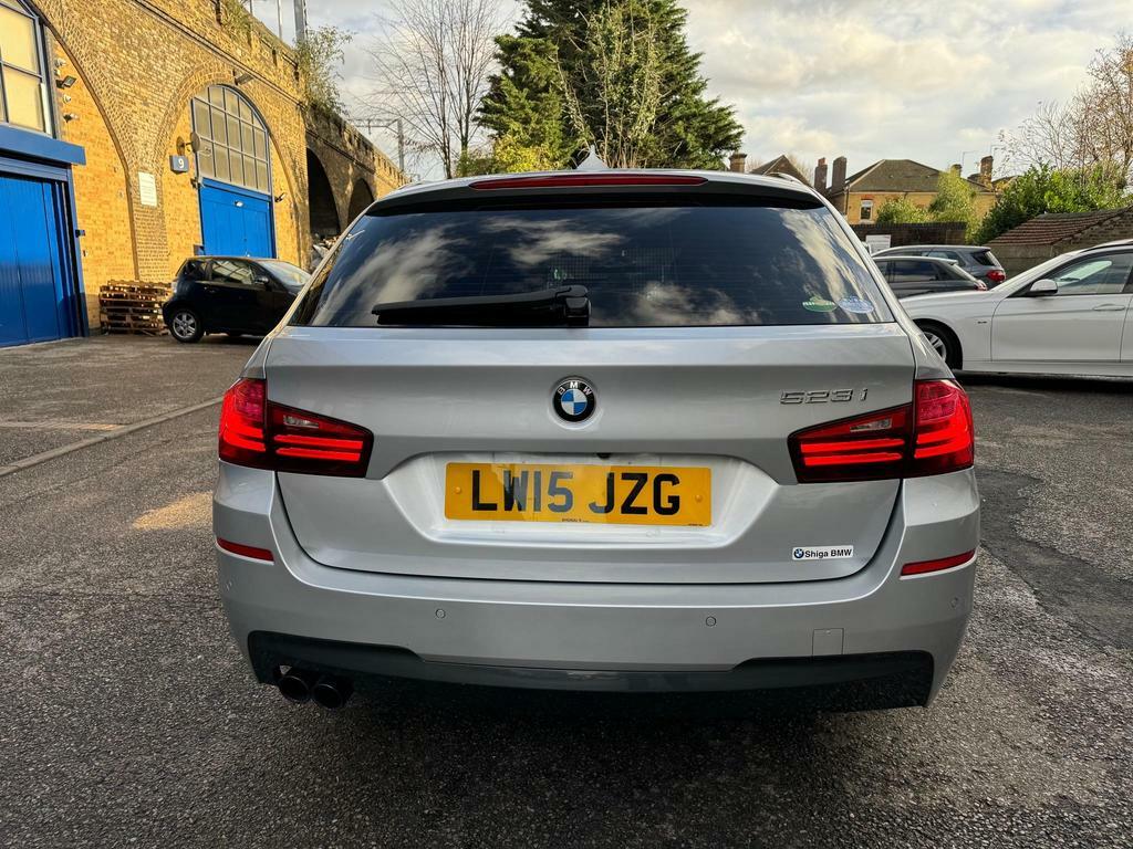 BMW 5 Series 2.0 520I M Sport Touring Euro 6 S S Silver #5