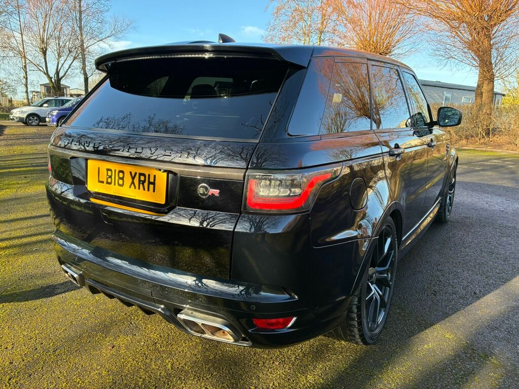 Land Rover Range Rover Sport 2018 5.0 P575 V8 Svr Suv 4Wd Euro LB18XRH Black #4