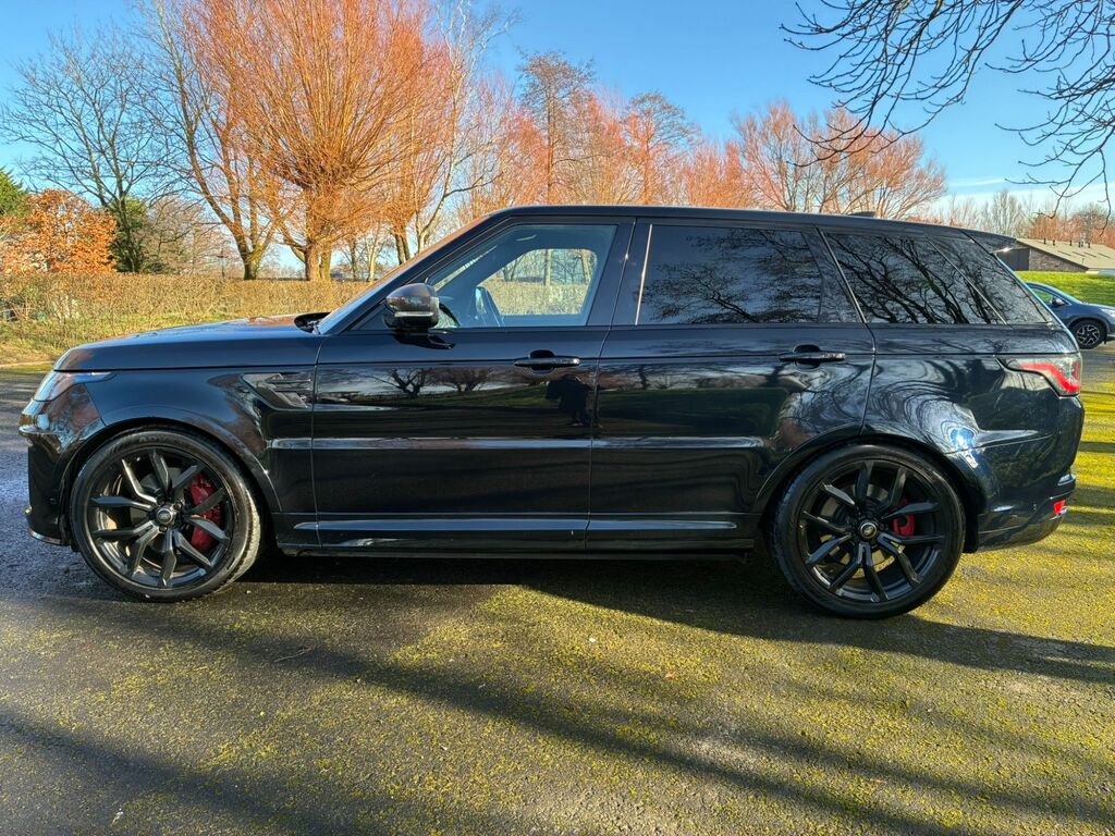 Land Rover Range Rover Sport 2018 5.0 P575 V8 Svr Suv 4Wd Euro LB18XRH Black #2