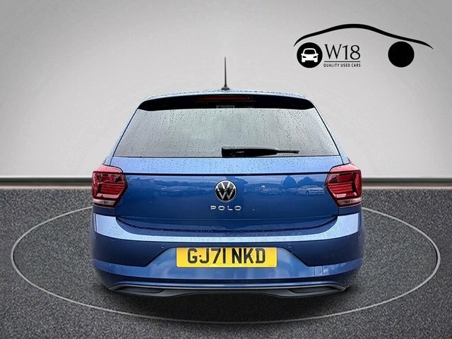 Volkswagen Polo Evo Match Hatchback GJ71NKD Blue #4