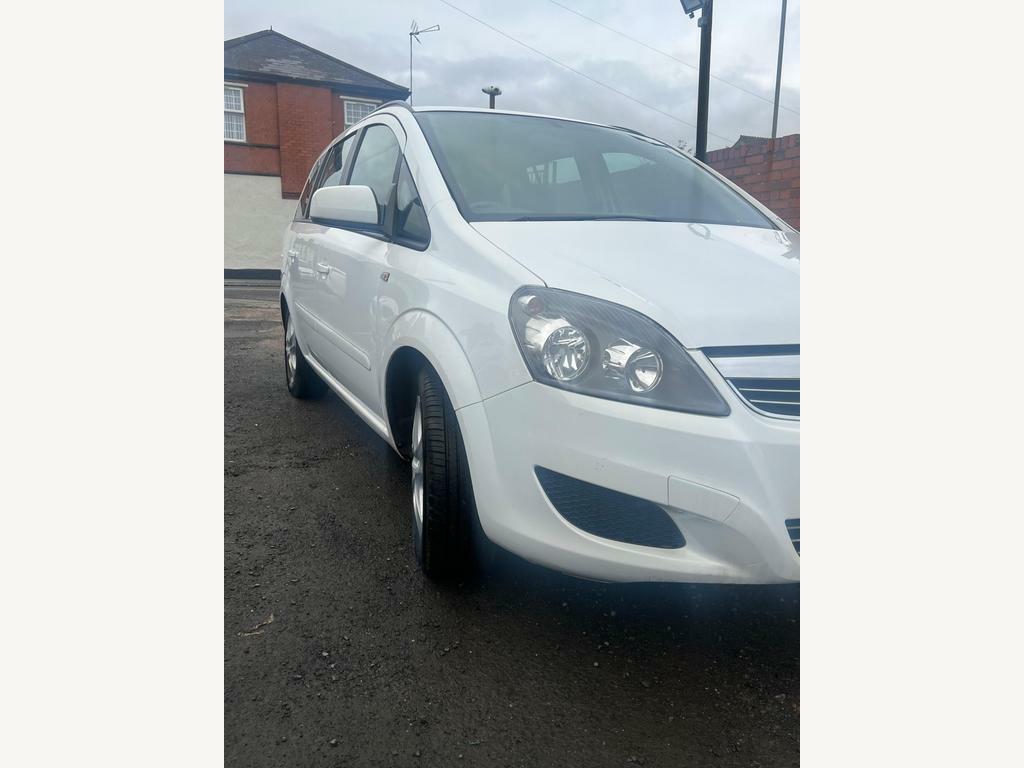Vauxhall Zafira 1.8 16V Exclusiv Euro 5 OV64BFX White #6