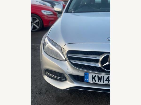 Mercedes-Benz C Class 2.1 C220 Bluetec Sport G-tronic Euro 6 Ss KW14YTP Silver #5