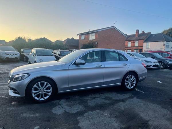 Mercedes-Benz C Class 2.1 C220 Bluetec Sport G-tronic Euro 6 Ss KW14YTP Silver #6