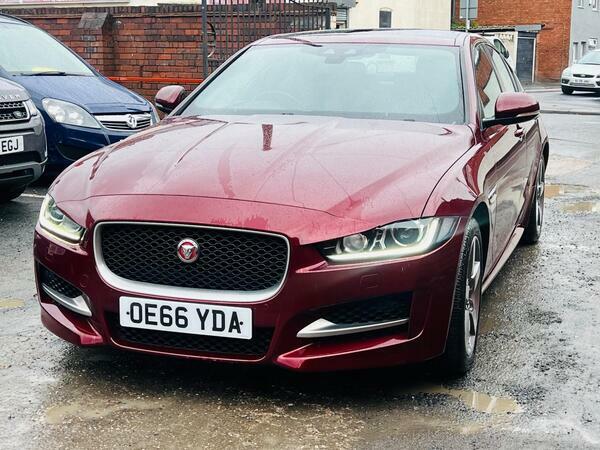 Jaguar XE 2.0D R-sport Awd Euro 6 Ss OE66YDA Red #3