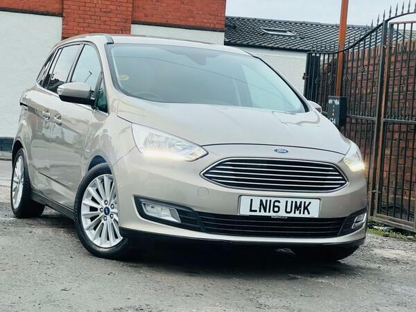 Ford Grand C-Max 1.5 Tdci Titanium Powershift Euro 6 Ss Nav Silver #3