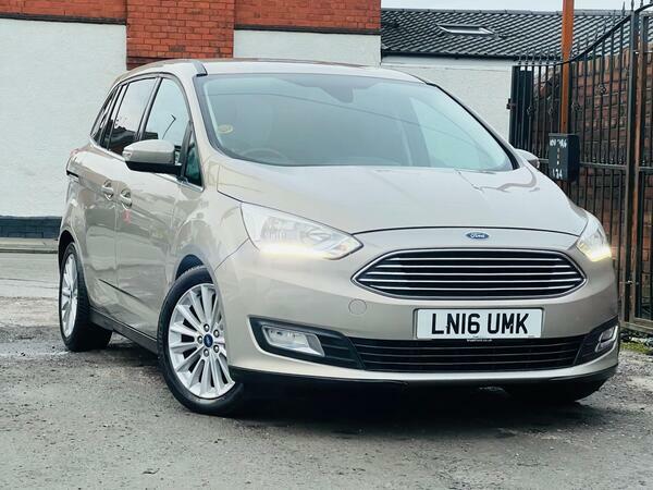 Ford Grand C-Max 1.5 Tdci Titanium Powershift Euro 6 Ss Nav Silver