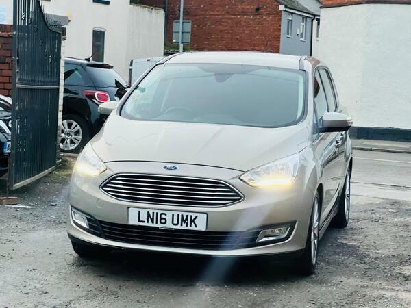 Ford Grand C-Max 1.5 Tdci Titanium Powershift Euro 6 Ss Nav Silver #2